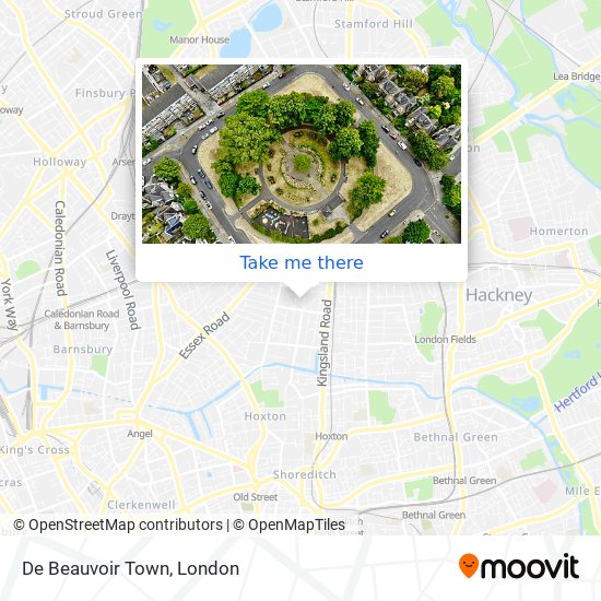 De Beauvoir Town map