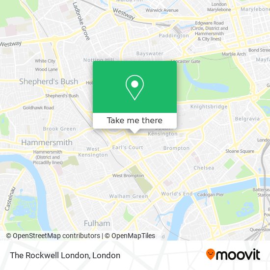 The Rockwell London map