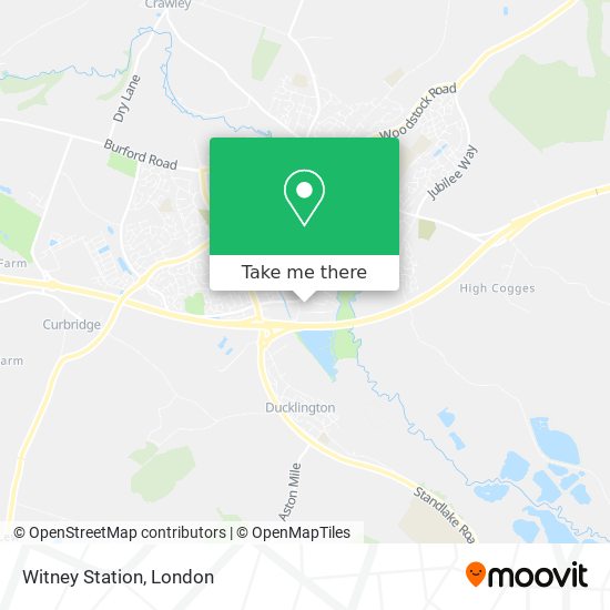 Witney Station map