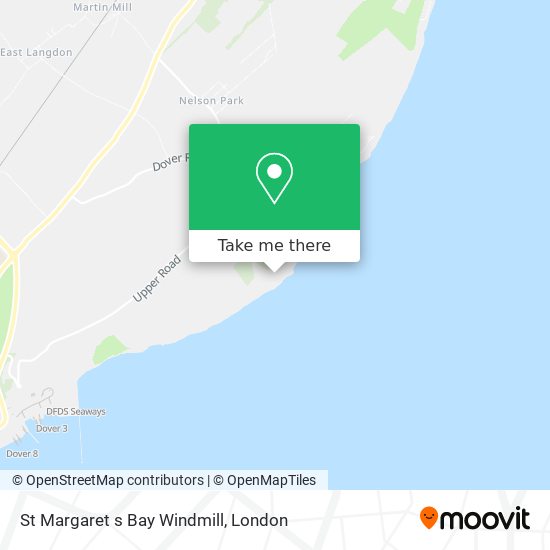 St Margaret s Bay Windmill map