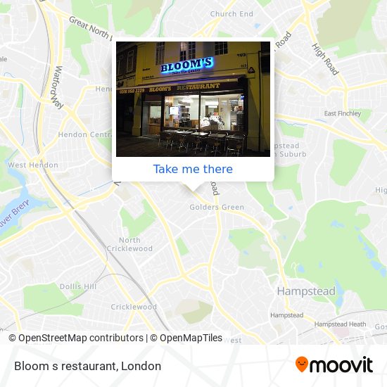 Bloom s restaurant map