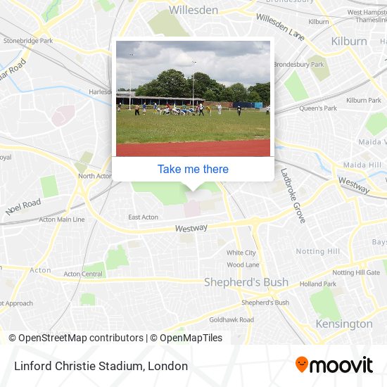 Linford Christie Stadium map