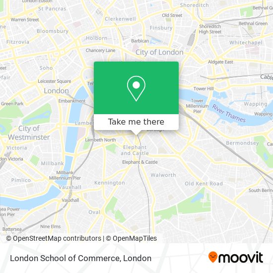 London School of Commerce map