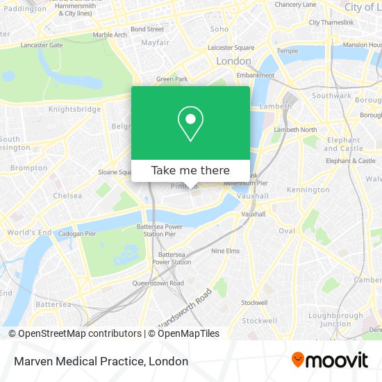 Marven Medical Practice map