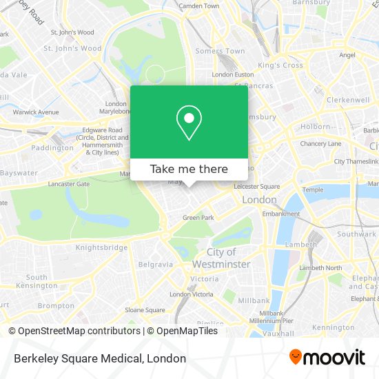Berkeley Square Medical map