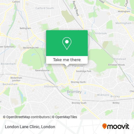London Lane Clinic map