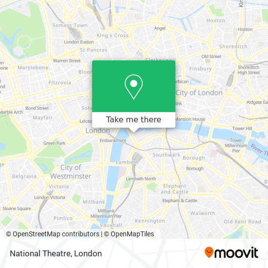 National Theatre map