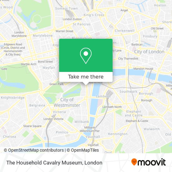 The Household Cavalry Museum map