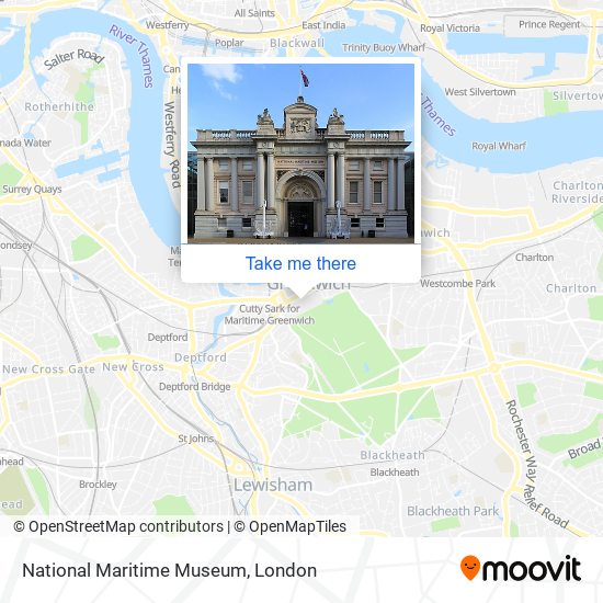 National Maritime Museum map