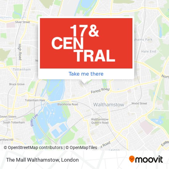 The Mall Walthamstow map