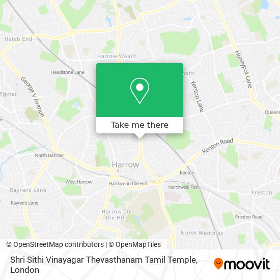 Shri Sithi Vinayagar Thevasthanam Tamil Temple map