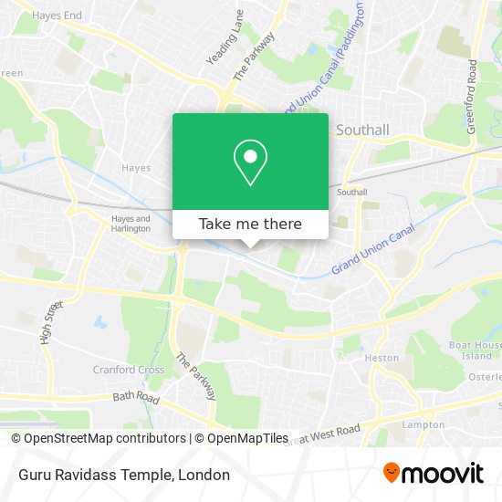 Guru Ravidass Temple map
