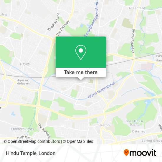 Hindu Temple map