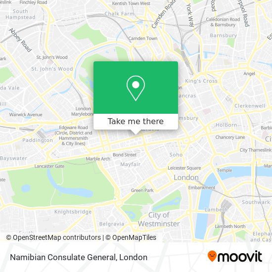 Namibian Consulate General map