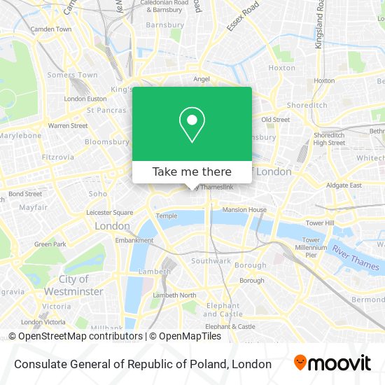 Consulate General of Republic of Poland map