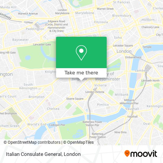 Italian Consulate General map