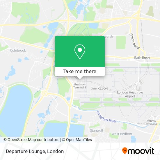 Departure Lounge map
