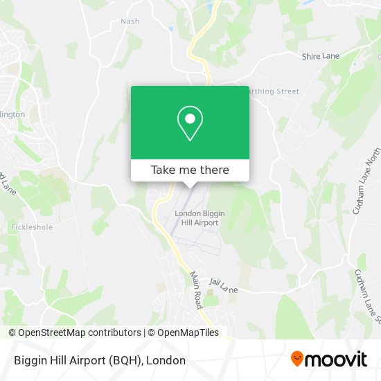 Biggin Hill Airport (BQH) map