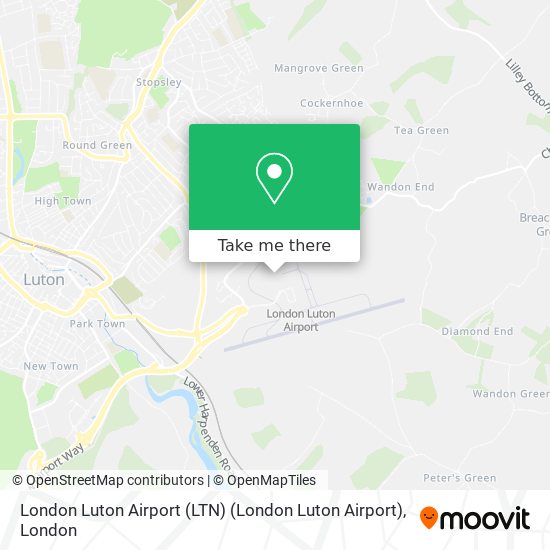 London Luton Airport (LTN) (London Luton Airport) map