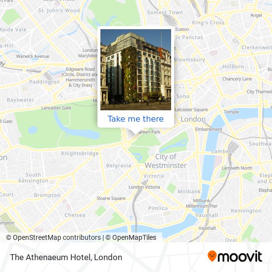 The Athenaeum‬‪‬‪‬ Hotel map
