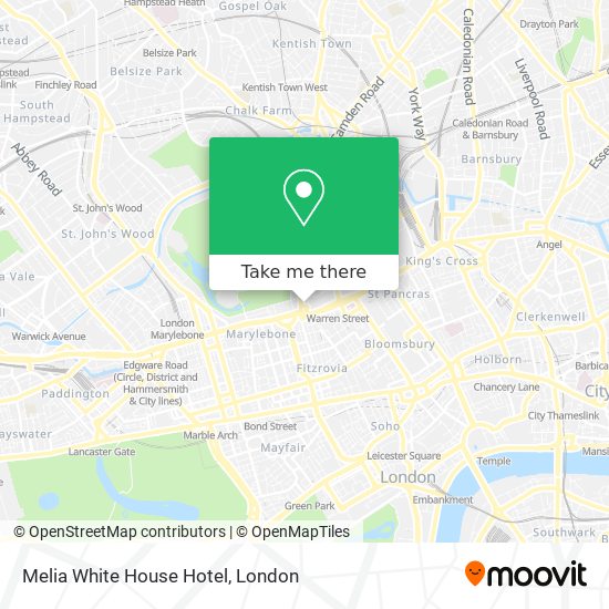 Melia White House Hotel map