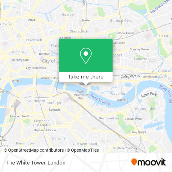 The White Tower map