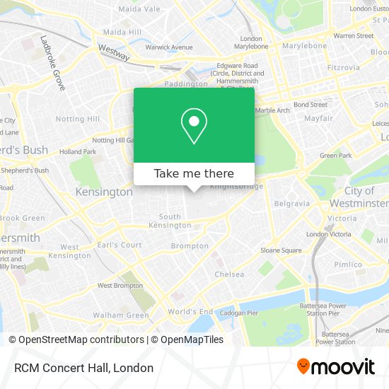 RCM Concert Hall map