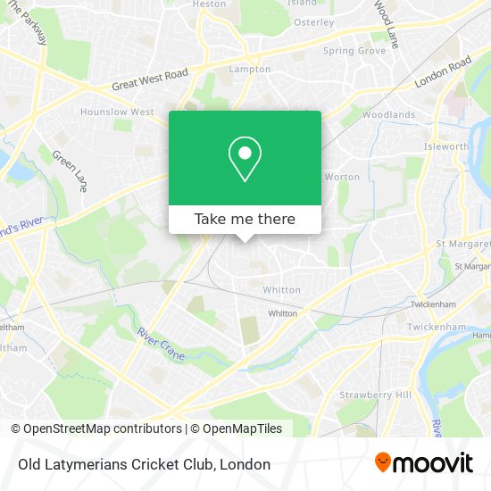 Old Latymerians Cricket Club map
