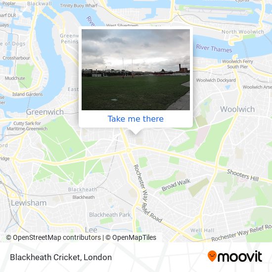 Blackheath Cricket map