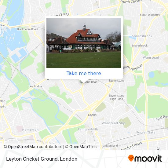 Leyton Cricket Ground map