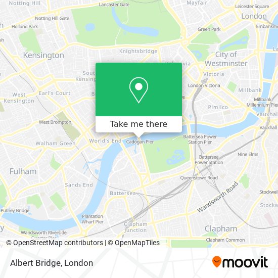 Albert Bridge map