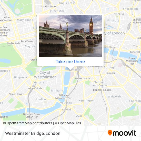 Westminster Bridge map