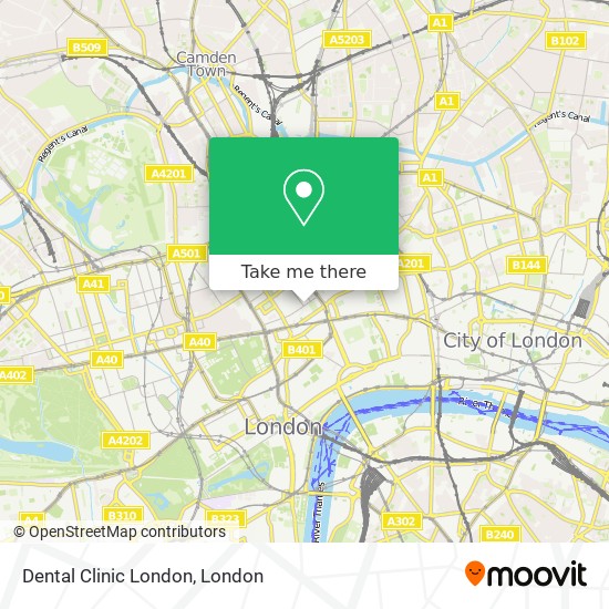 Dental Clinic London map