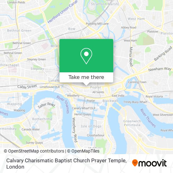 Calvary Charismatic Baptist Church Prayer Temple map