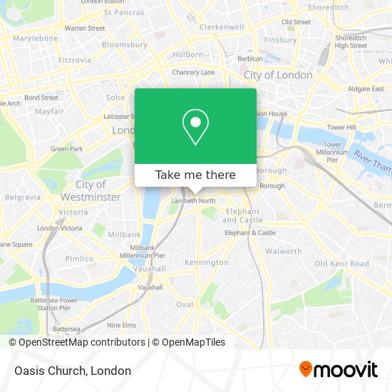 Oasis Church map
