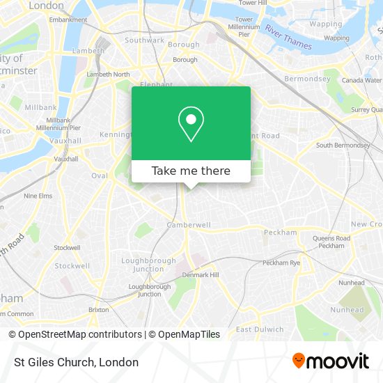 St Giles Church map