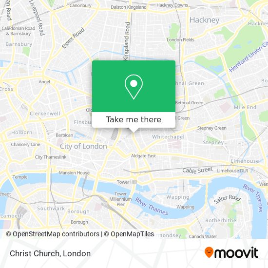 Christ Church map