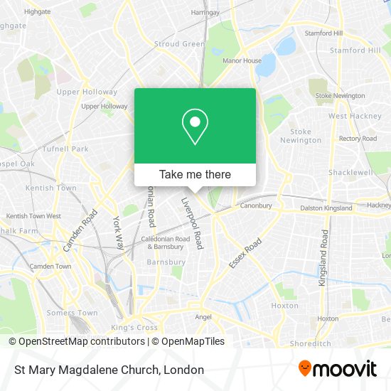 St Mary Magdalene Church map