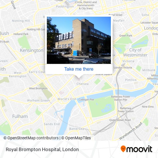 Royal Brompton Hospital map