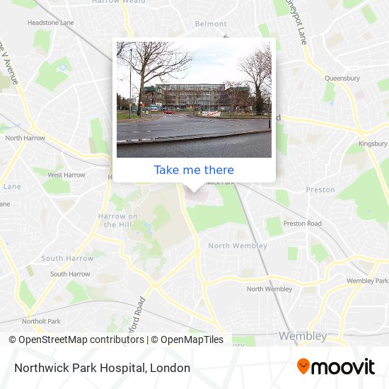 How to get to Northwick Park Hospital in Kenton by bus, Tube or train?