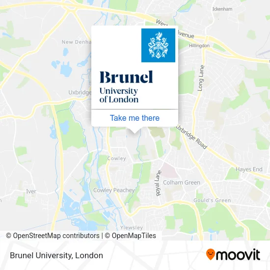 Brunel University map