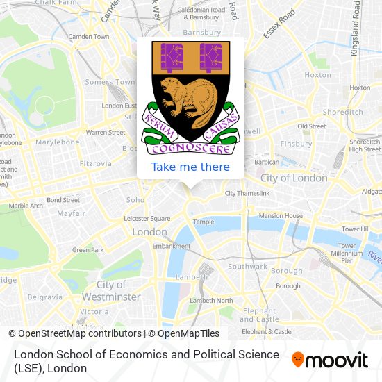 London School of Economics and Political Science (LSE) map