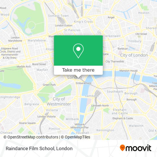 Raindance Film School map