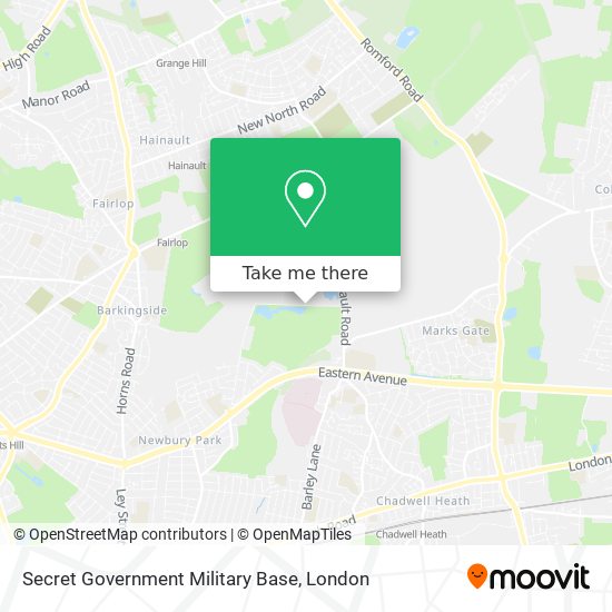 Secret Government Military Base map