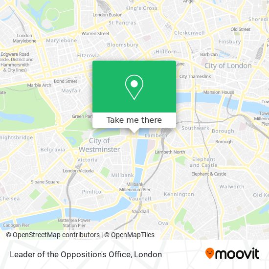 Leader of the Opposition's Office map
