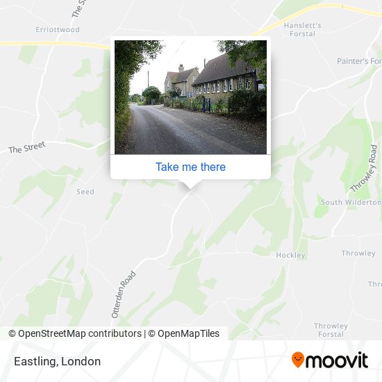Eastling map