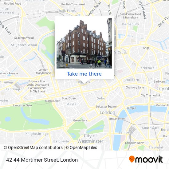 42 44 Mortimer Street map