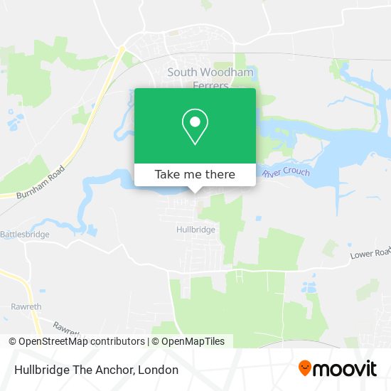 Hullbridge The Anchor map