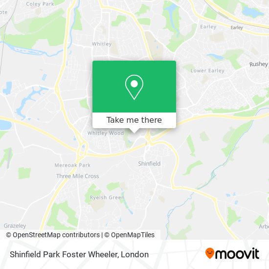 Shinfield Park Foster Wheeler map