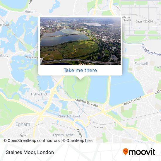 Staines Moor map